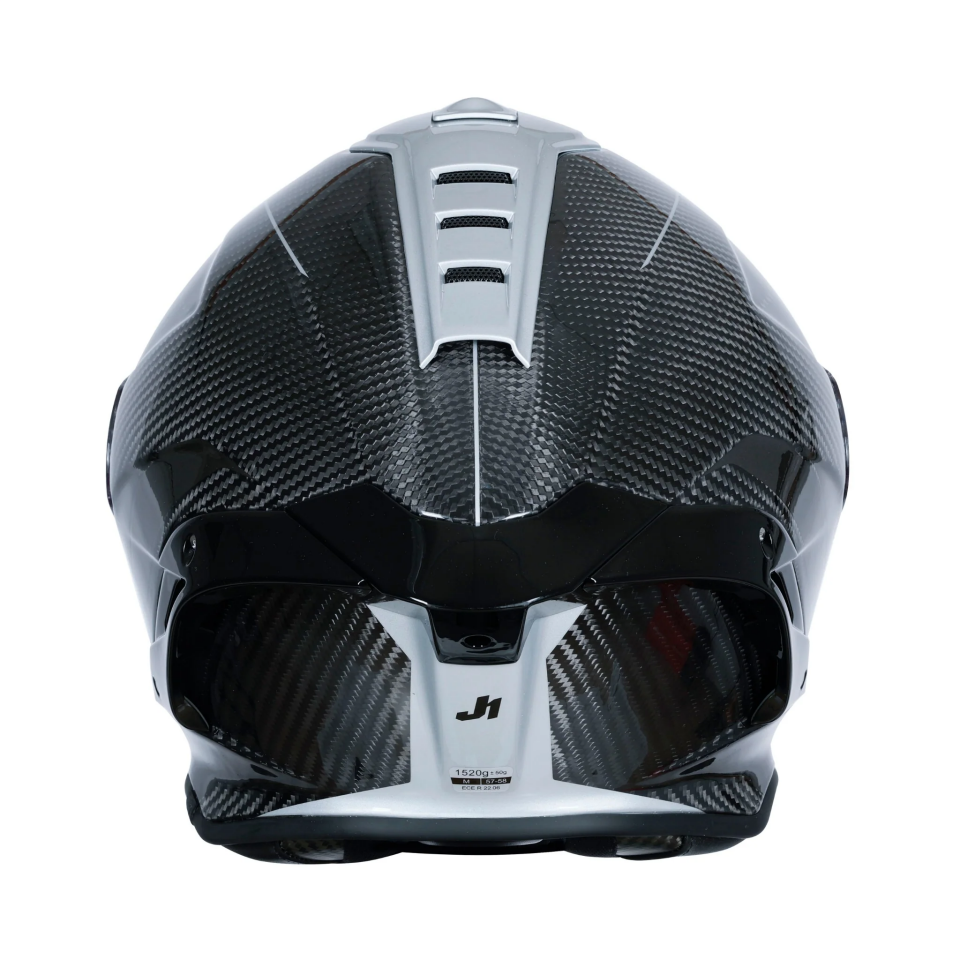JUST1 J-GPR IMPULSE SILVER KARBON KASK