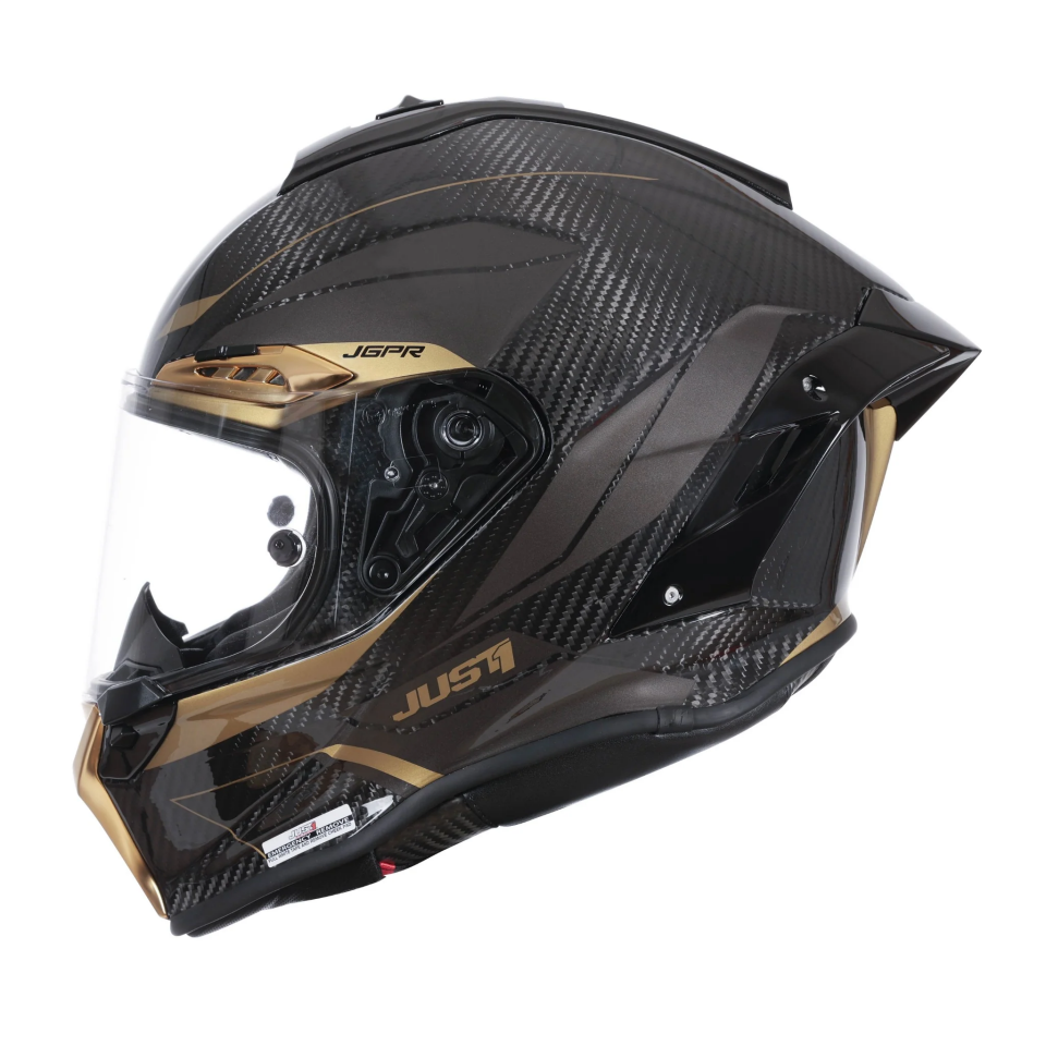 JUST1 J-GPR IMPULSE GOLD KARBON KASK