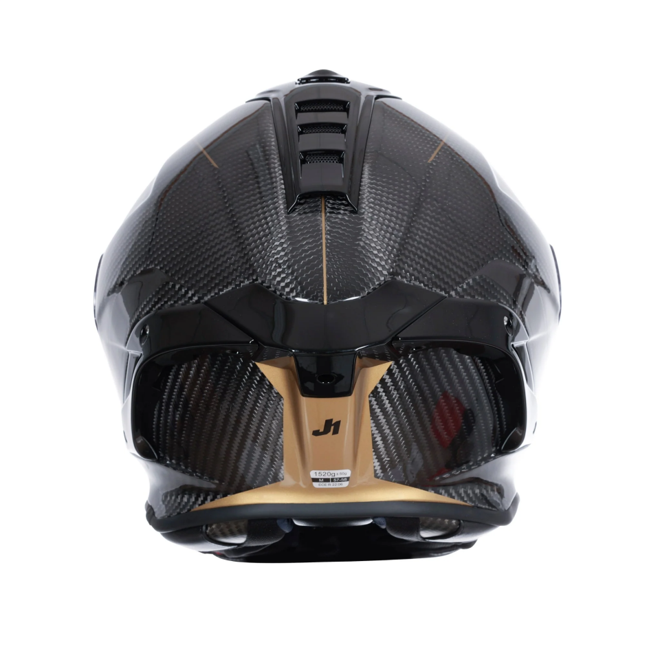 JUST1 J-GPR IMPULSE GOLD KARBON KASK