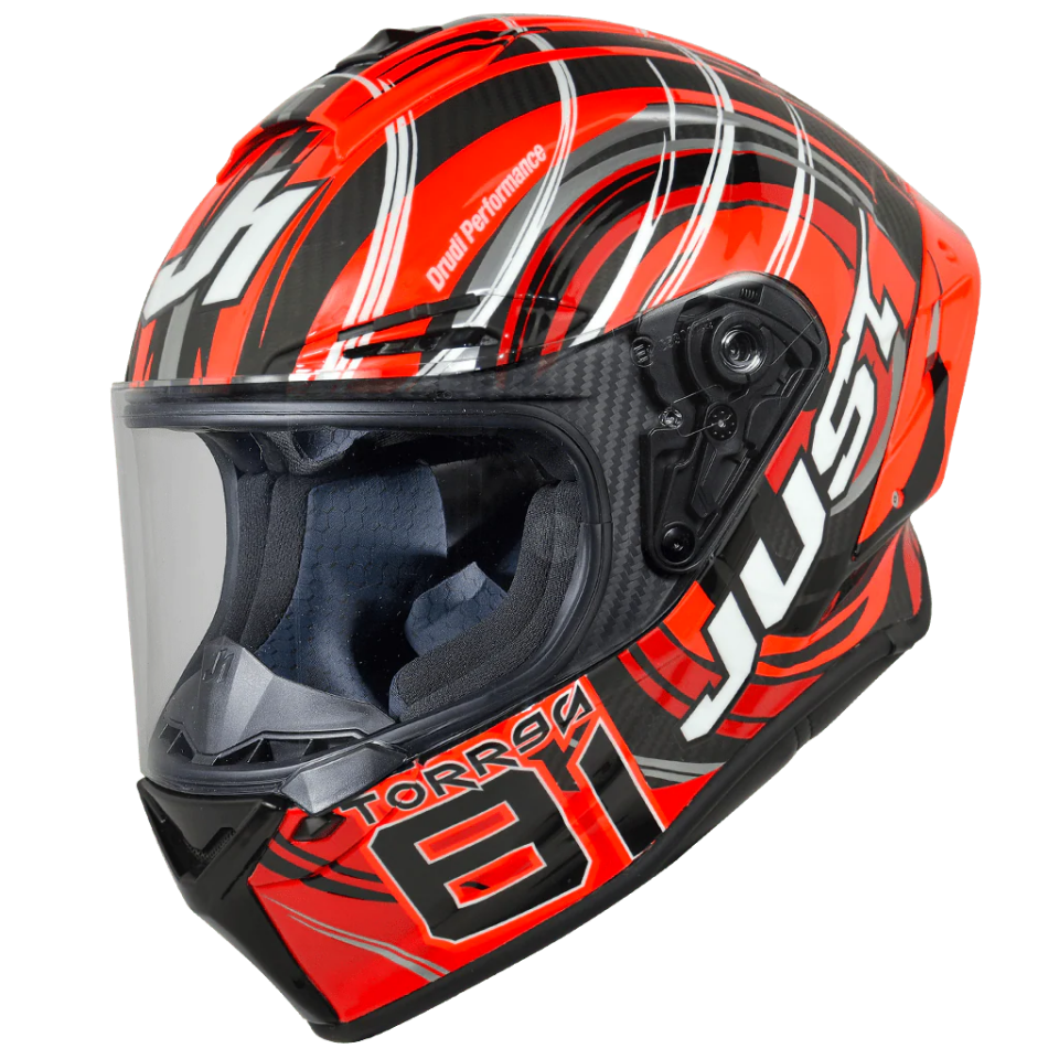 JUST1 J-GPR TORRES REPLİCA RED KARBON KASK