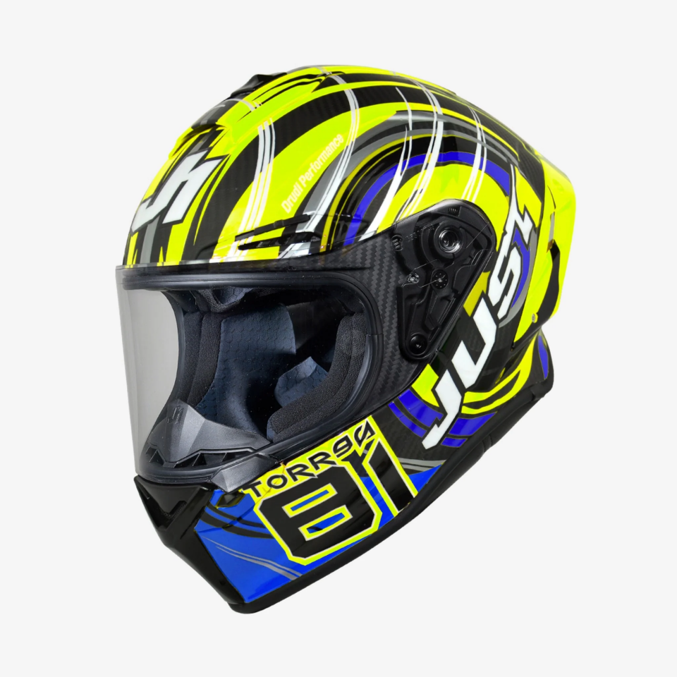 JUST1 J-GPR TORRES REPLİCA BLUE KARBON KASK