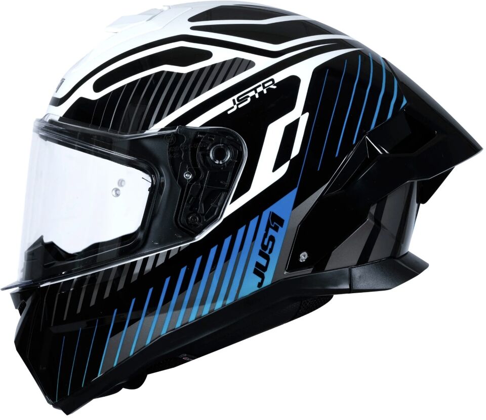 JUST1 J-STR TACTICAL BLUE WHİTE GLOSS KASK