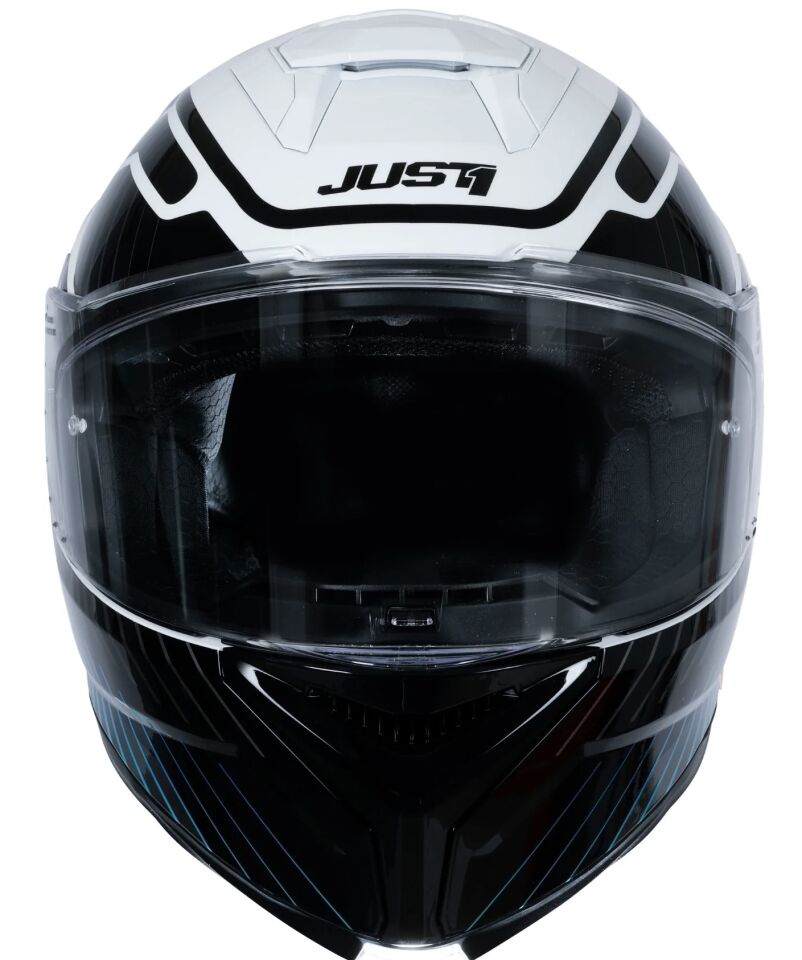 JUST1 J-STR TACTICAL BLUE WHİTE GLOSS KASK