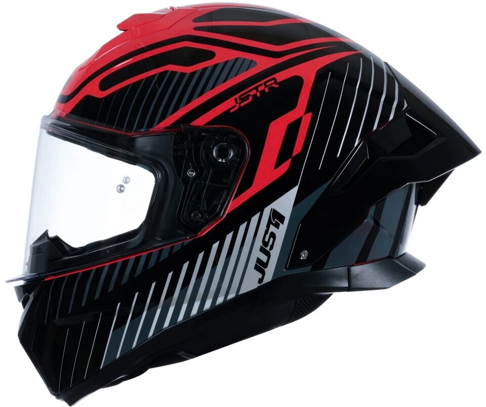 JUST1 J-STR TACTICAL SILVER RED KASK