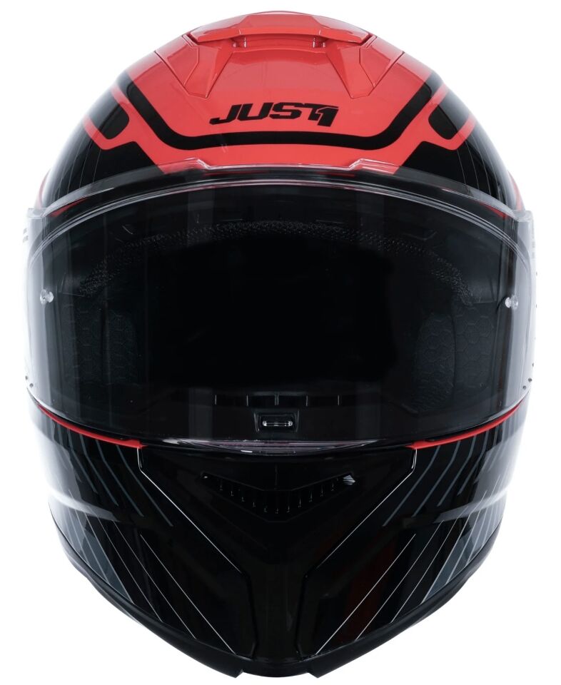 JUST1 J-STR TACTICAL SILVER RED KASK