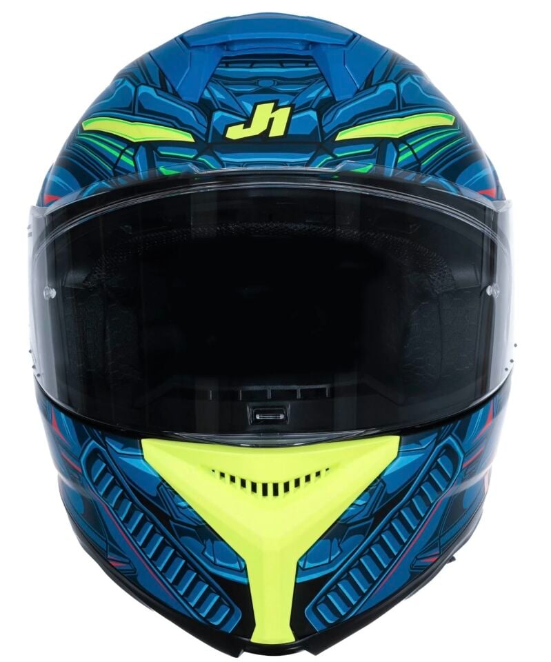 JUST1 J-STR TİTAN BLUE RED BLACK MATT KASK