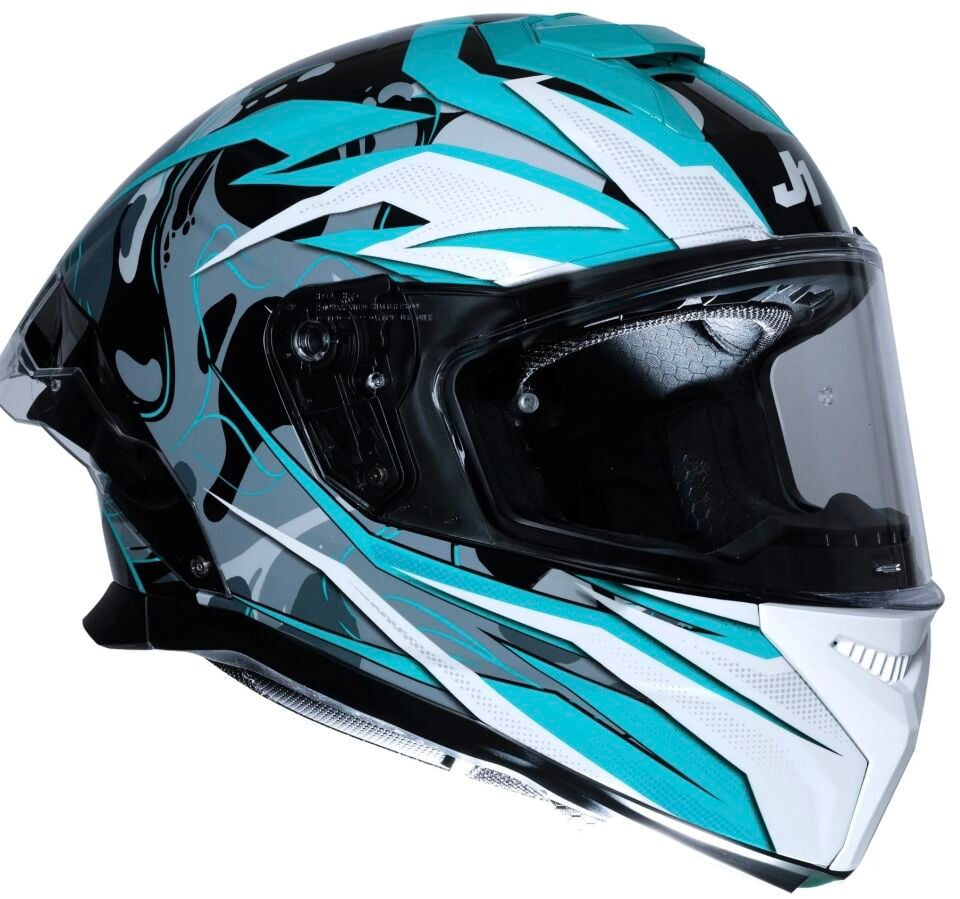 JUST1 -J-STR AVALON BLUE BLACK GLOSS KASK