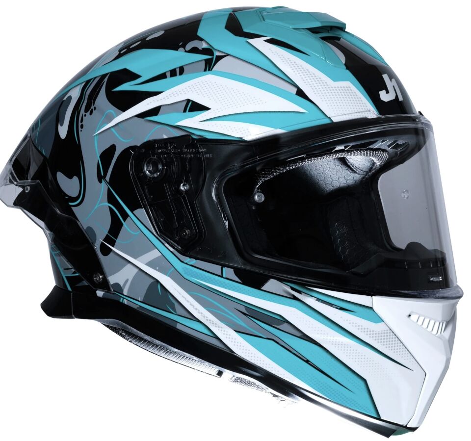 JUST1 -J-STR AVALON BLUE BLACK GLOSS KASK