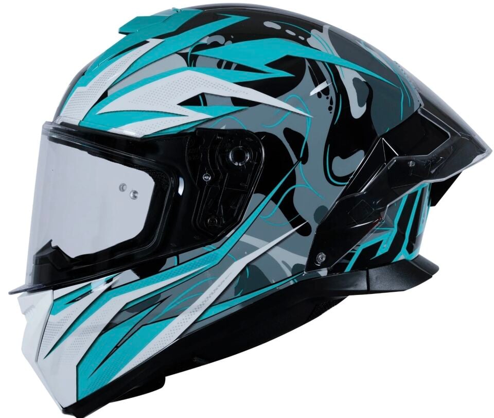 JUST1 -J-STR AVALON BLUE BLACK GLOSS KASK
