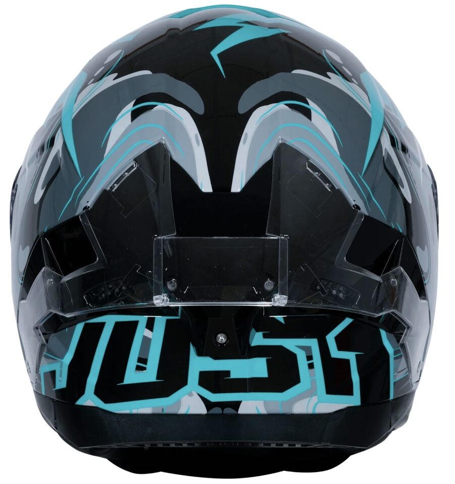 JUST1 -J-STR AVALON BLUE BLACK GLOSS KASK