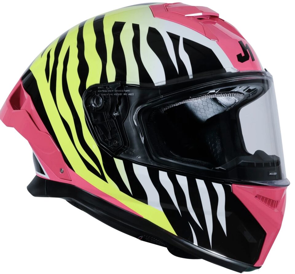JUST1 J-STR TIGER RED YELLOW BLACK GLOSS KASK