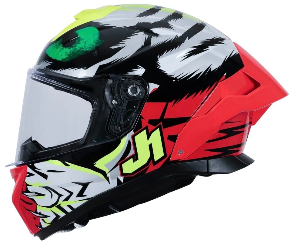 JUST1 J-STR DEMONIC RED YELLOW BLACK GLOSS KASK