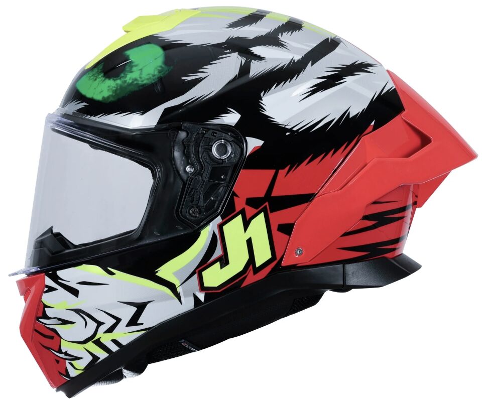 JUST1 J-STR DEMONIC RED YELLOW BLACK GLOSS KASK
