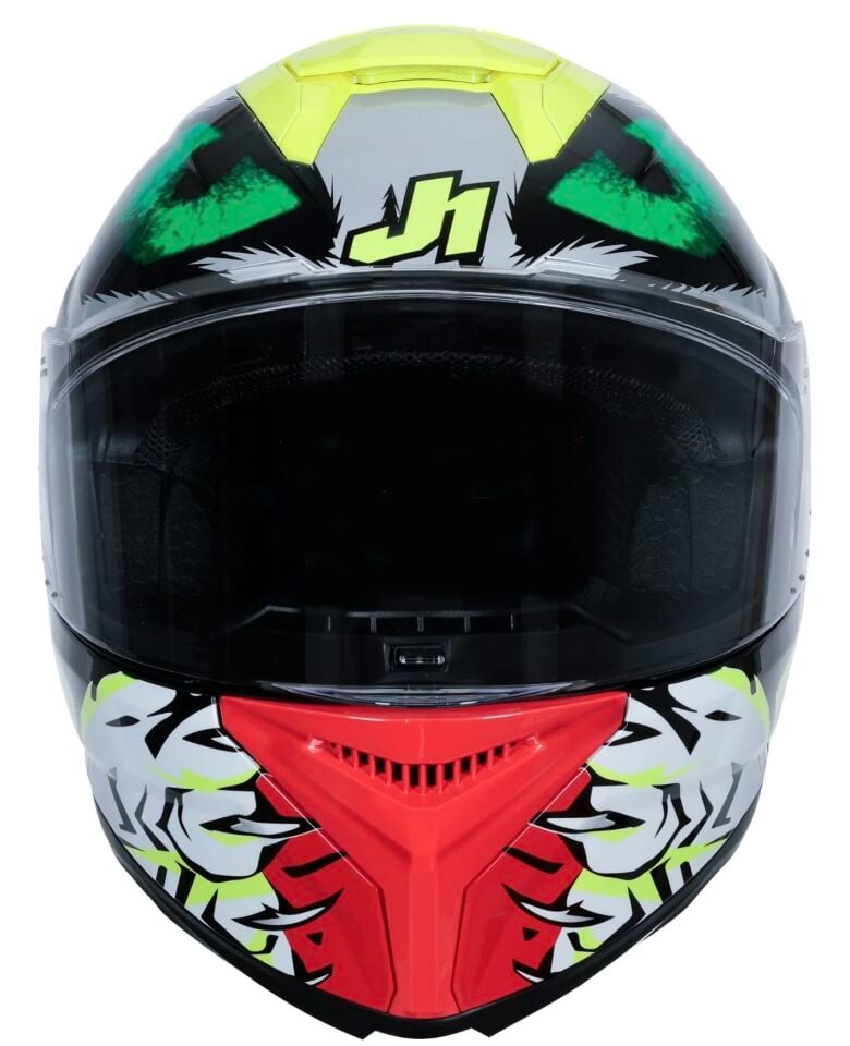 JUST1 J-STR DEMONIC RED YELLOW BLACK GLOSS KASK