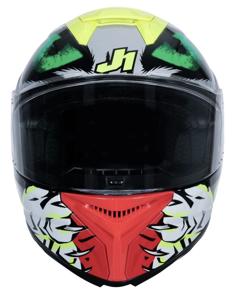 JUST1 J-STR DEMONIC RED YELLOW BLACK GLOSS KASK
