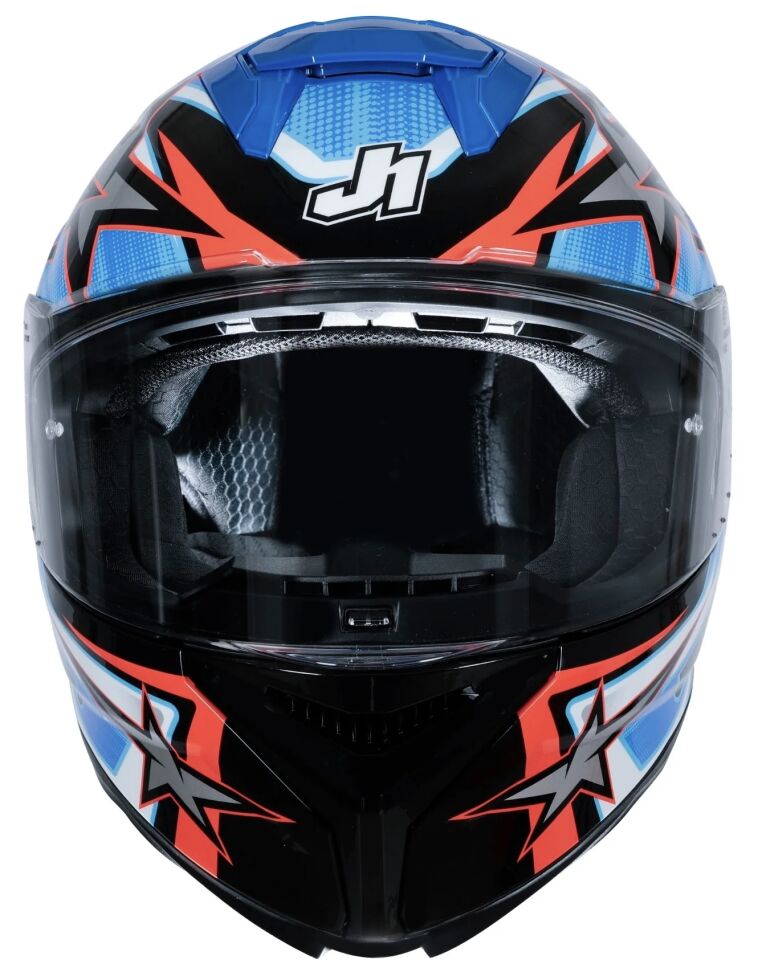 JUST1 J-STR ASTRO RED BLUE BLACK GLOSS KASK