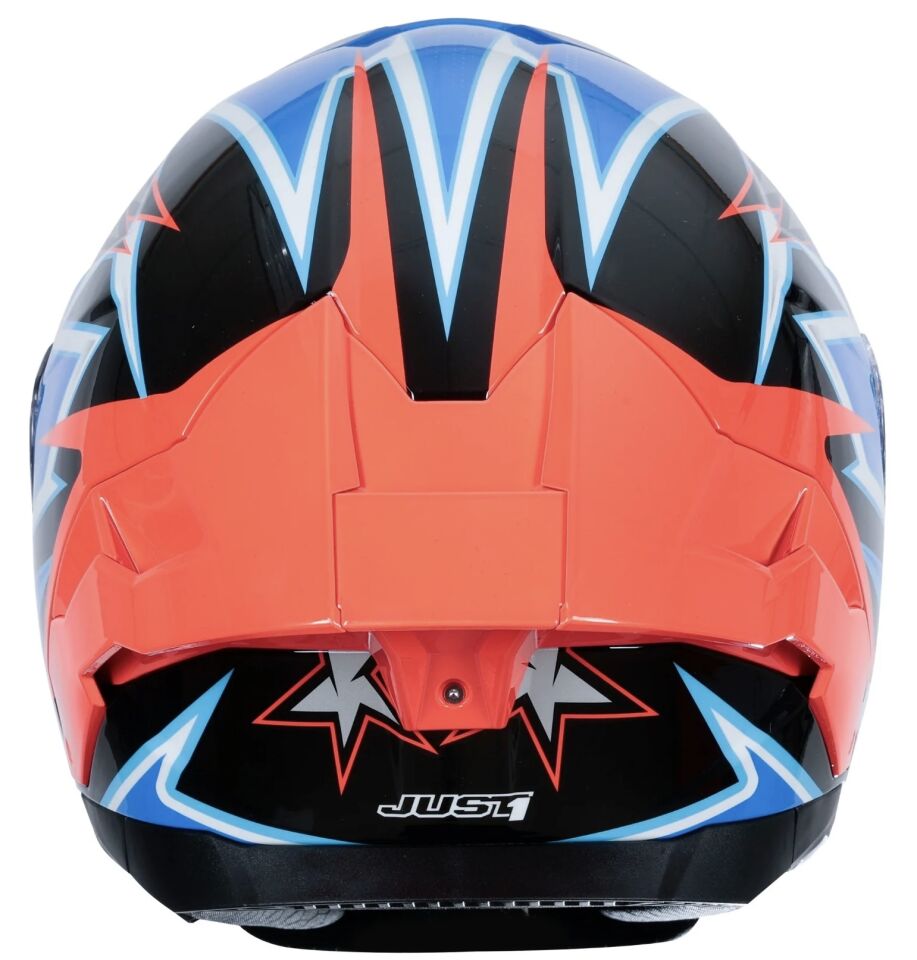 JUST1 J-STR ASTRO RED BLUE BLACK GLOSS KASK