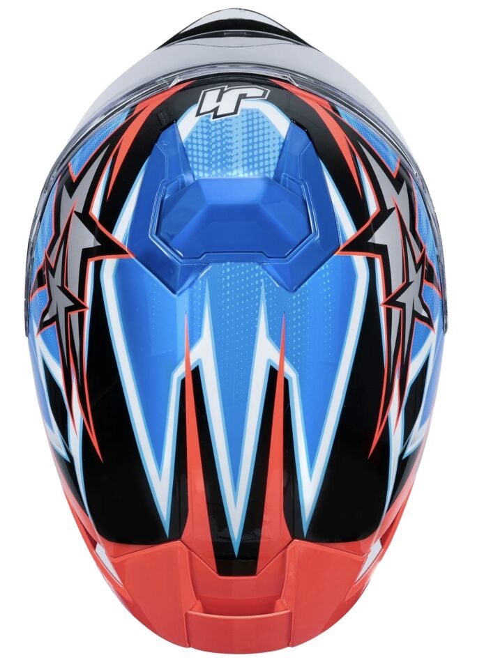 JUST1 J-STR ASTRO RED BLUE BLACK GLOSS KASK