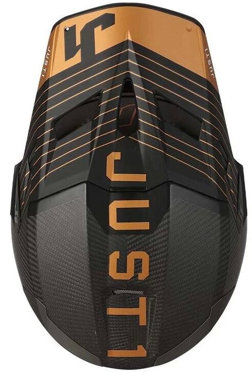 JUST1 J-22  10TH BRONZE BLACK WHİTE KARBON KASK