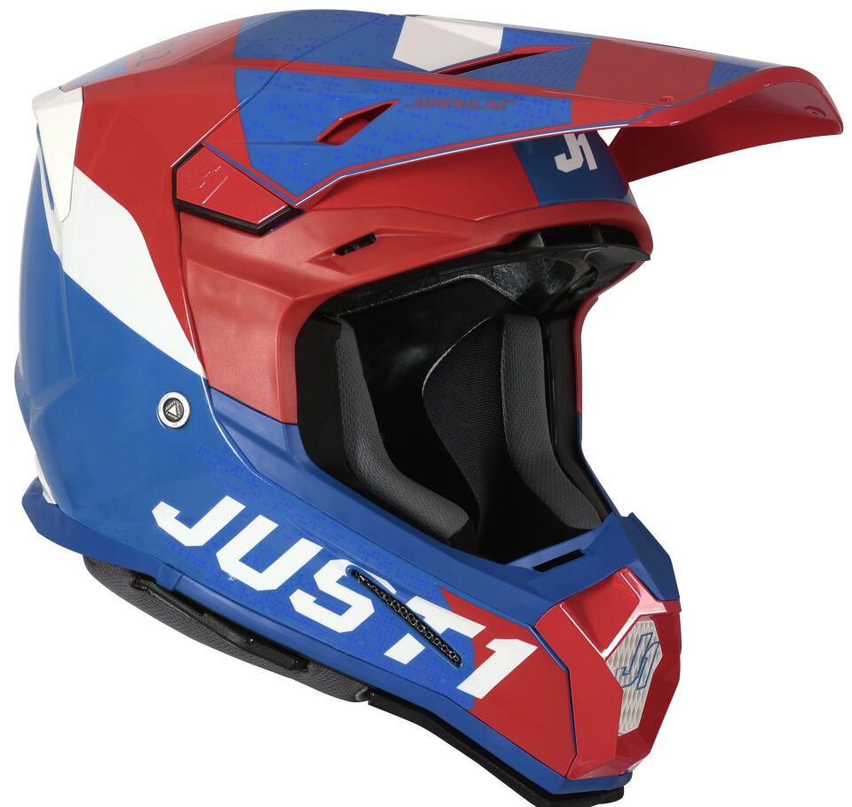 JUST1 J22 ADRENALİNE RED BLUE KARBON KASK