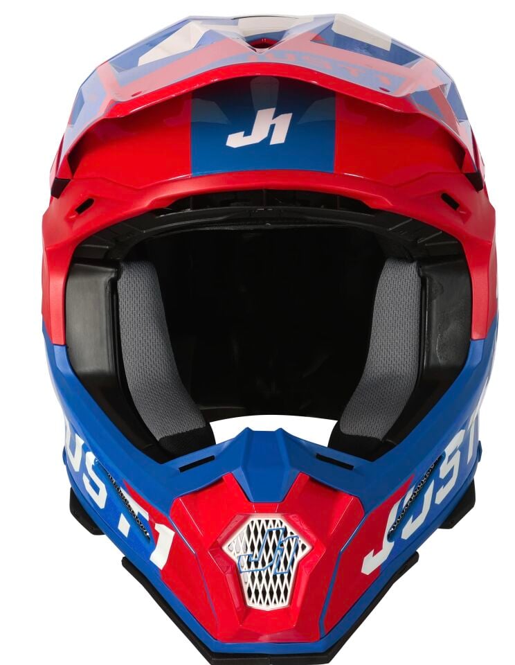 JUST1 J22 ADRENALİNE RED BLUE KARBON KASK
