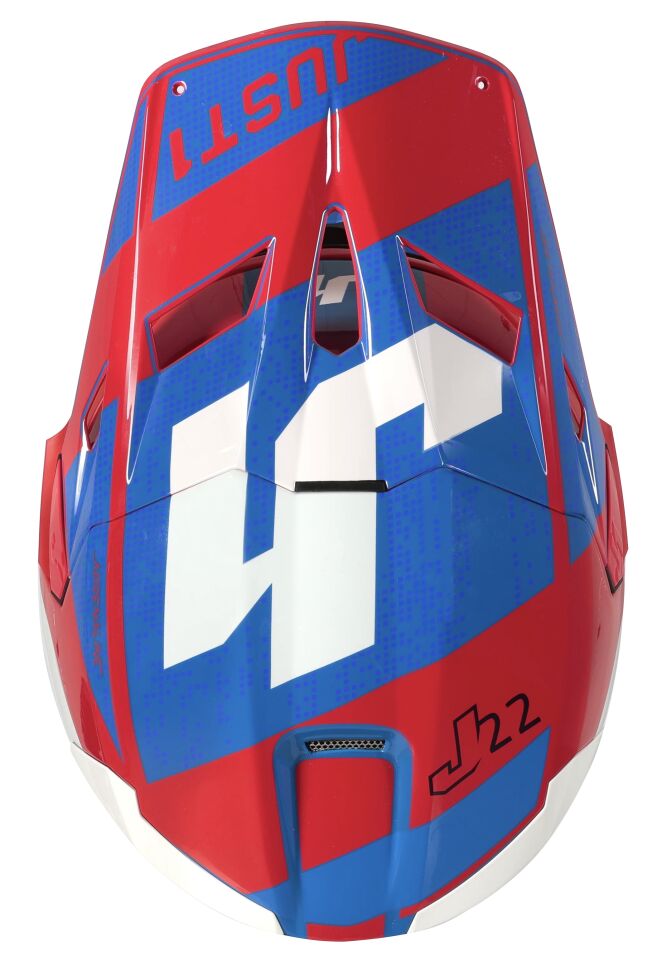 JUST1 J22 ADRENALİNE RED BLUE KARBON KASK