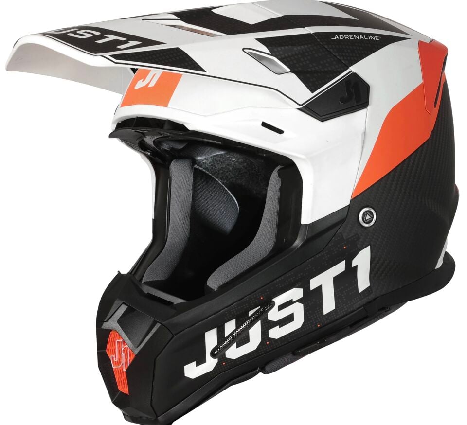 JUST1 J22 ADRENALİNE ORANGE KARBON KASK