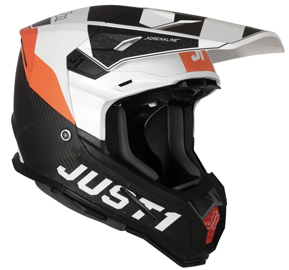 JUST1 J22 ADRENALİNE ORANGE KARBON KASK