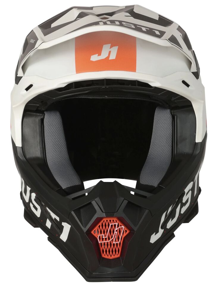 JUST1 J22 ADRENALİNE ORANGE KARBON KASK