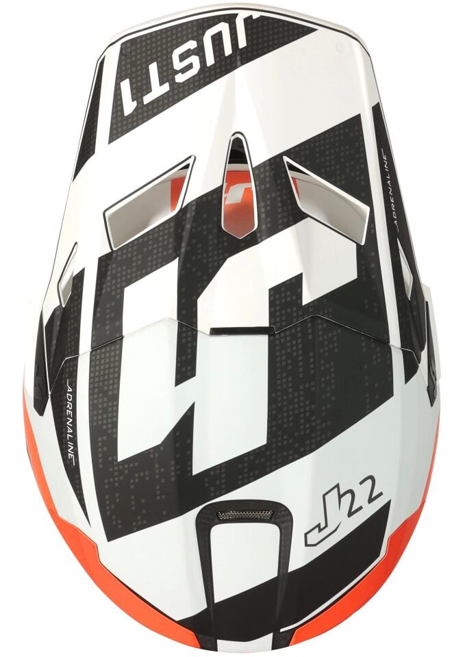 JUST1 J22 ADRENALİNE ORANGE KARBON KASK