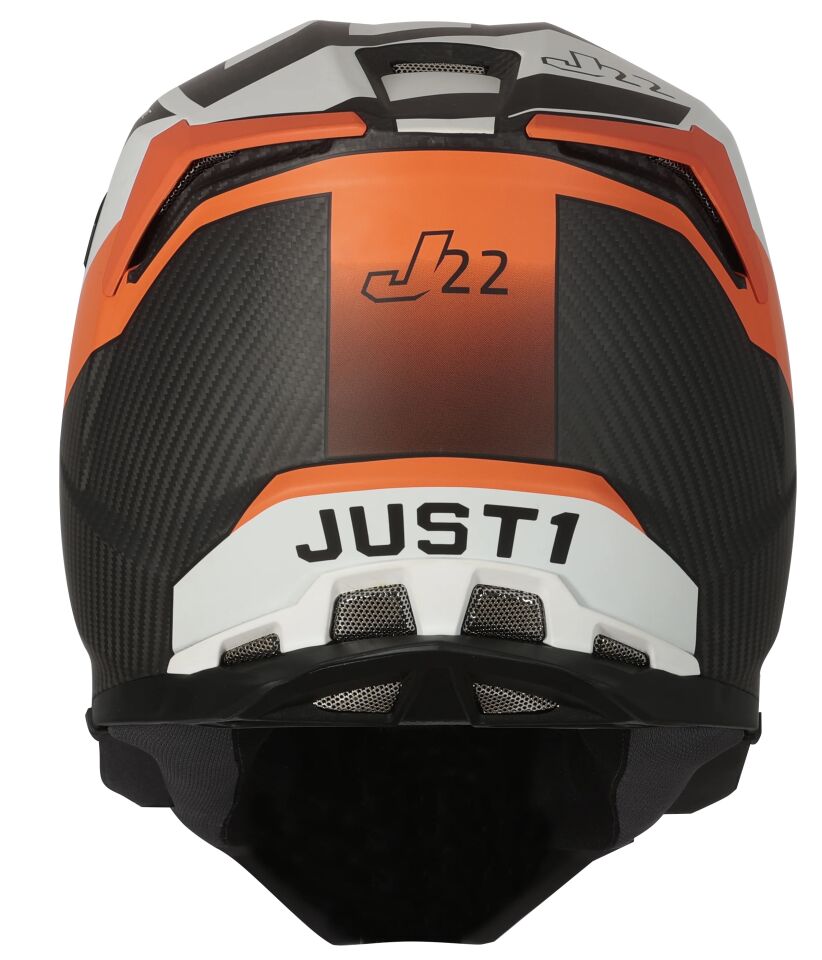 JUST1 J22 ADRENALİNE ORANGE KARBON KASK