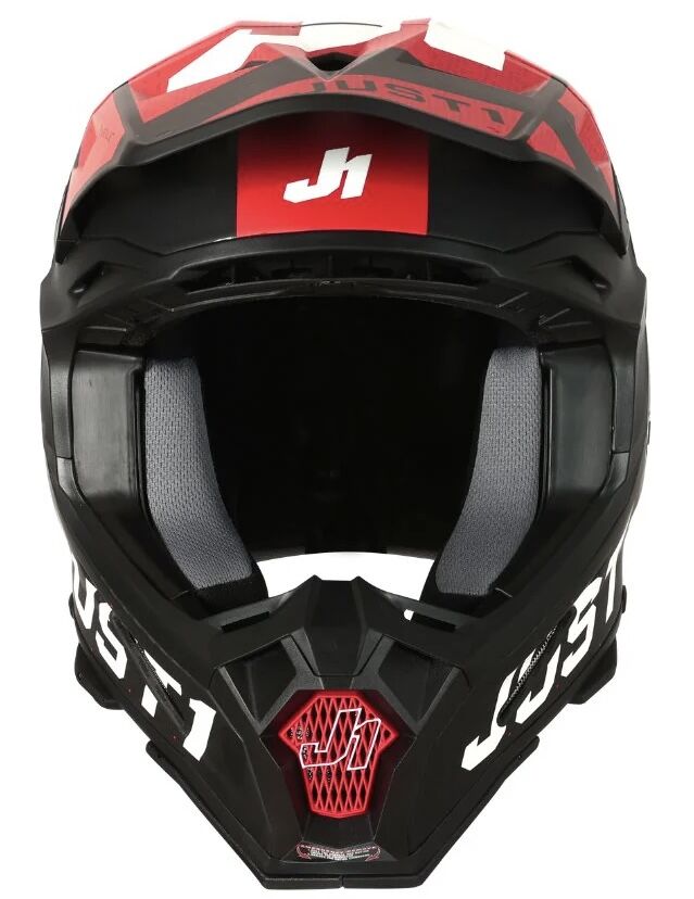JUST1 J22 ADRENALİNE RED KARBON KASK