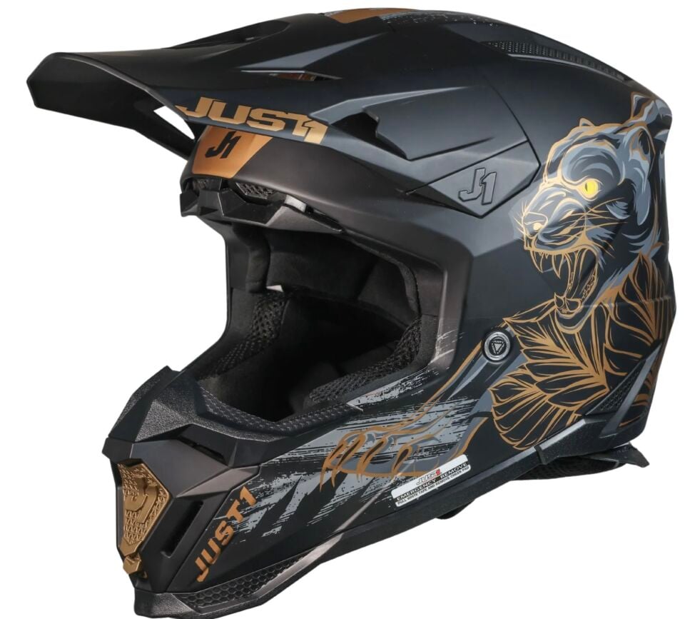 JUST1 J-40 PANTER BLACK MATT KASK