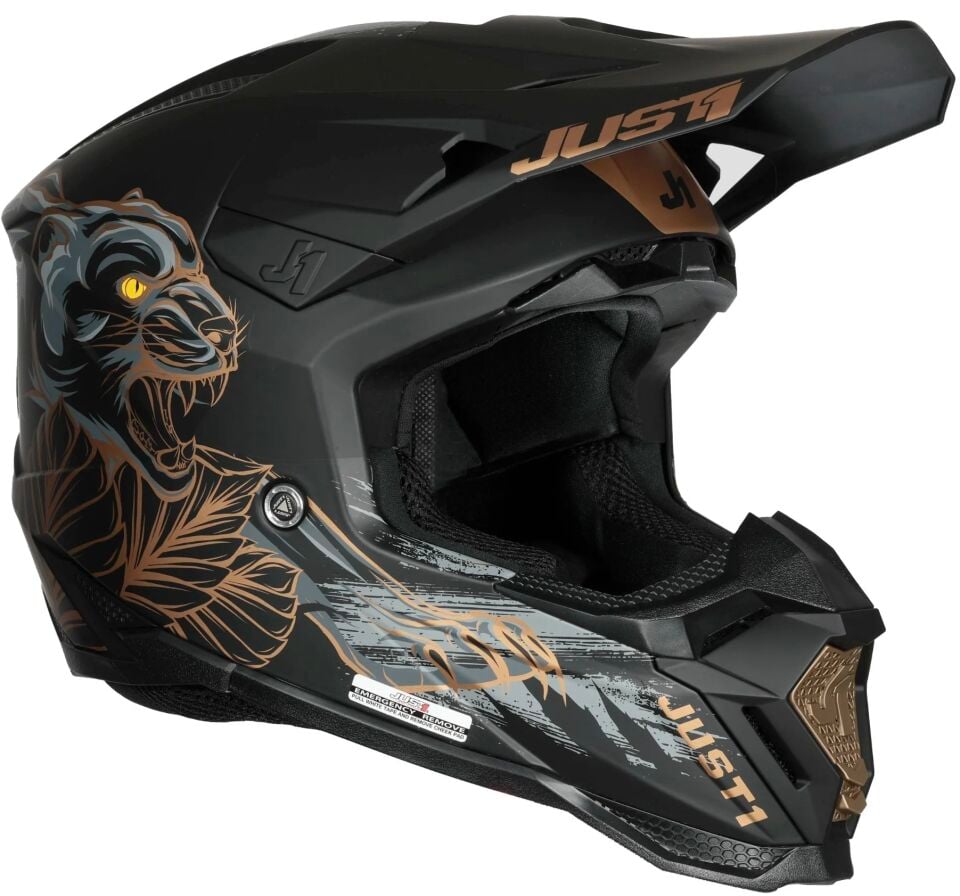 JUST1 J-40 PANTER BLACK MATT KASK