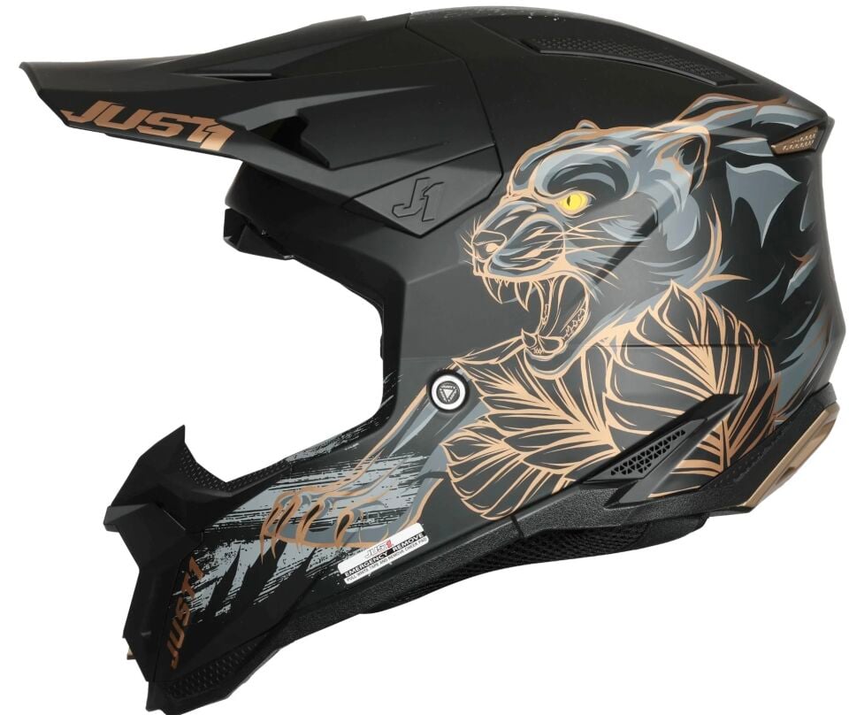 JUST1 J-40 PANTER BLACK MATT KASK