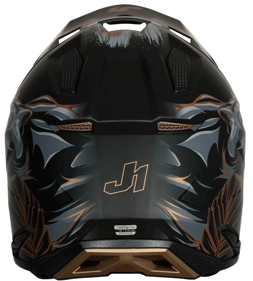 JUST1 J-40 PANTER BLACK MATT KASK
