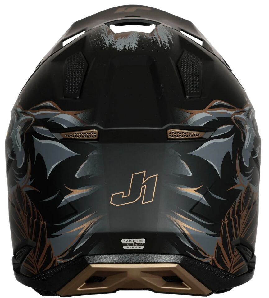 JUST1 J-40 PANTER BLACK MATT KASK