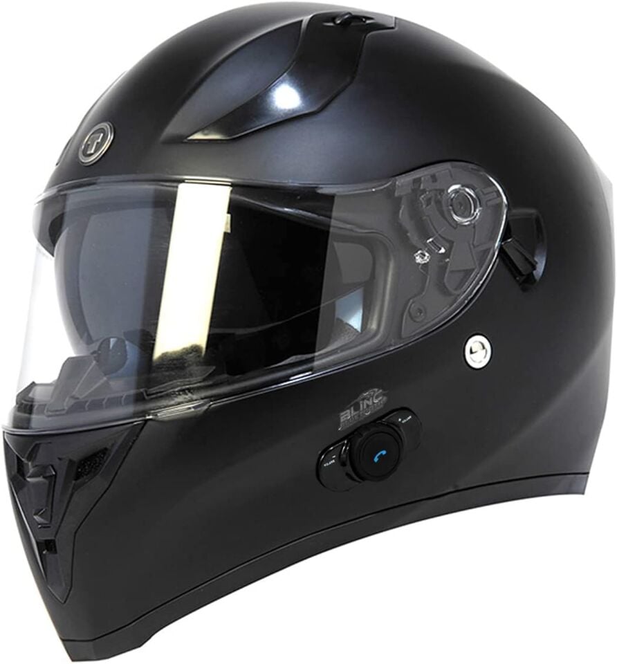 TORC T-15 İNTERKOMLU KASK MAT SİYAH