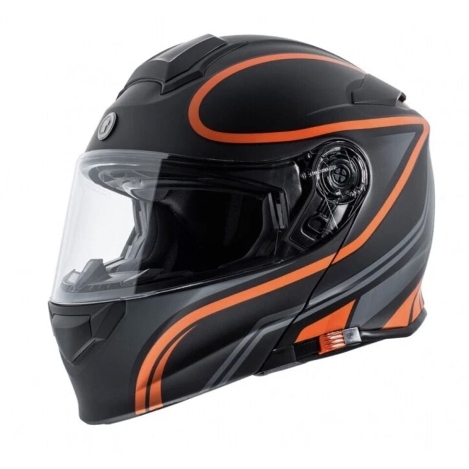 TORC T-28 VAPOR TURUNCU ÇENE AÇILIR KASK