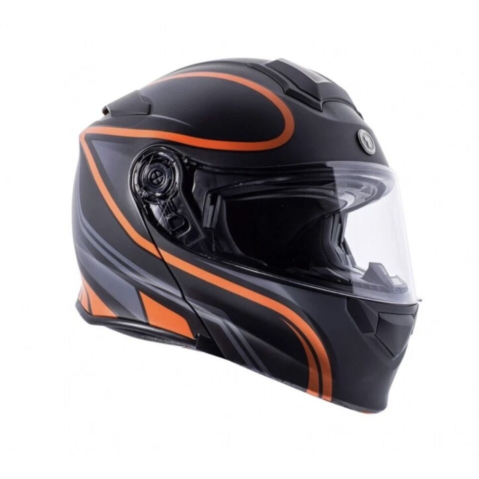 TORC T-28 VAPOR TURUNCU ÇENE AÇILIR KASK