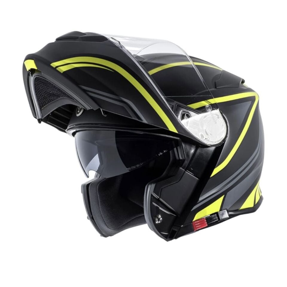 TORC T-28 VAPOR NEON YEŞİL ÇENE AÇILIR KASK