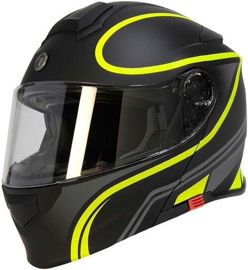 TORC T-28 VAPOR NEON YEŞİL ÇENE AÇILIR KASK