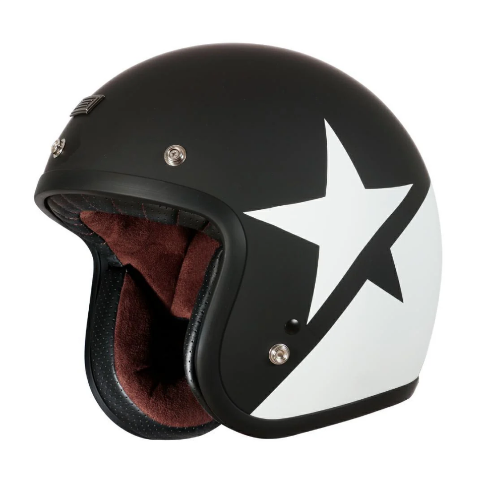 ORİGİNE PRİMO STAR WHİTE BLACK KASK