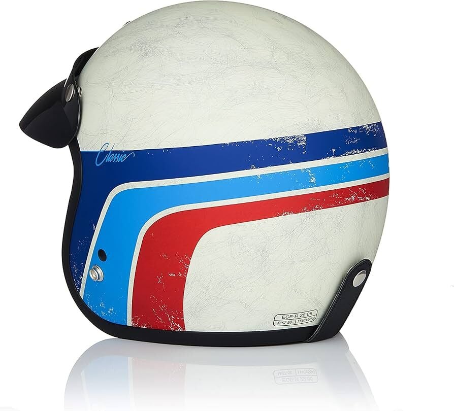 ORİGİNE PRİMO CLASSIC VINTAGE MATT WHİTE KASK