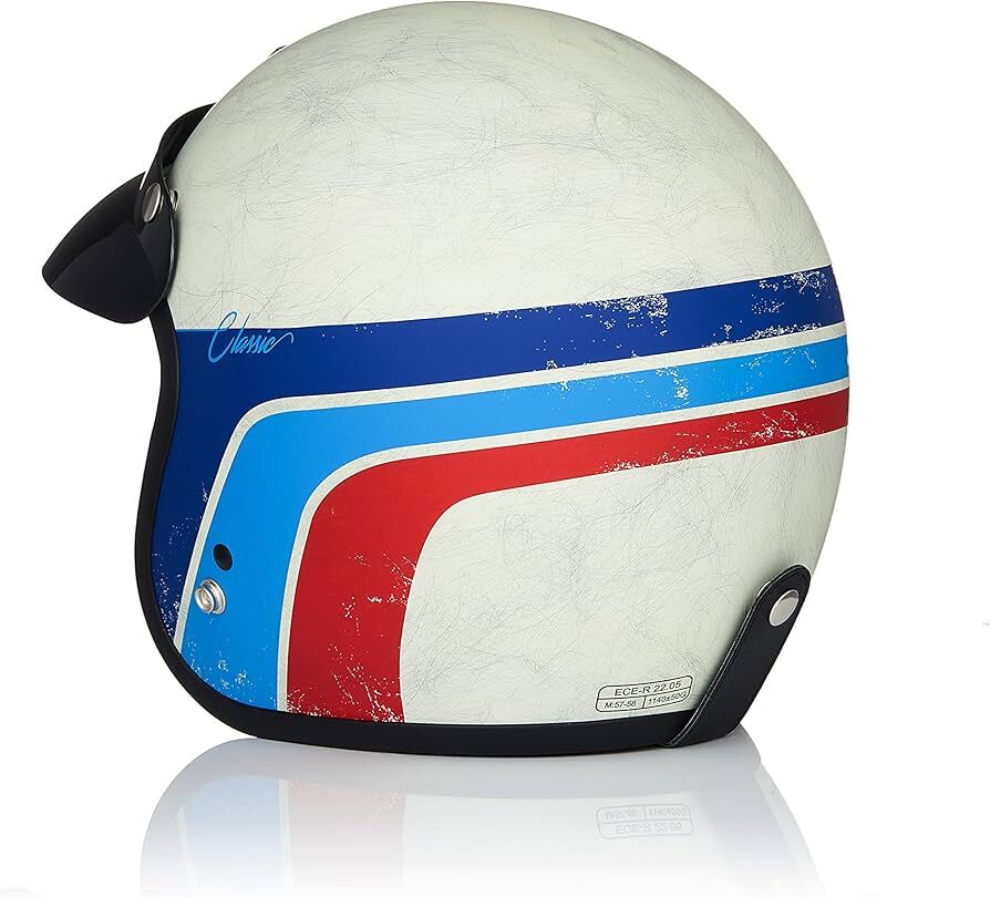 ORİGİNE PRİMO CLASSIC VINTAGE MATT WHİTE KASK