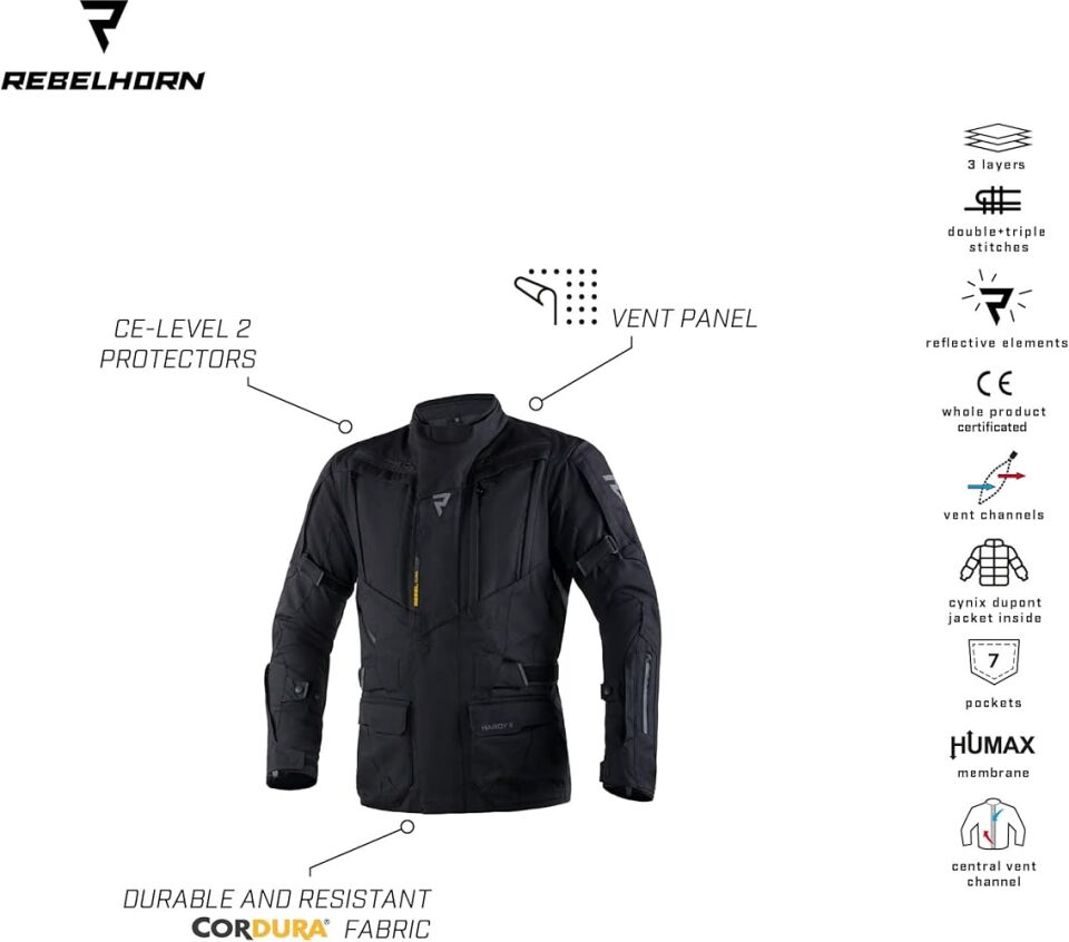 REBELHORN HARDY II SU GEÇİRMEZ CORDURA MONT