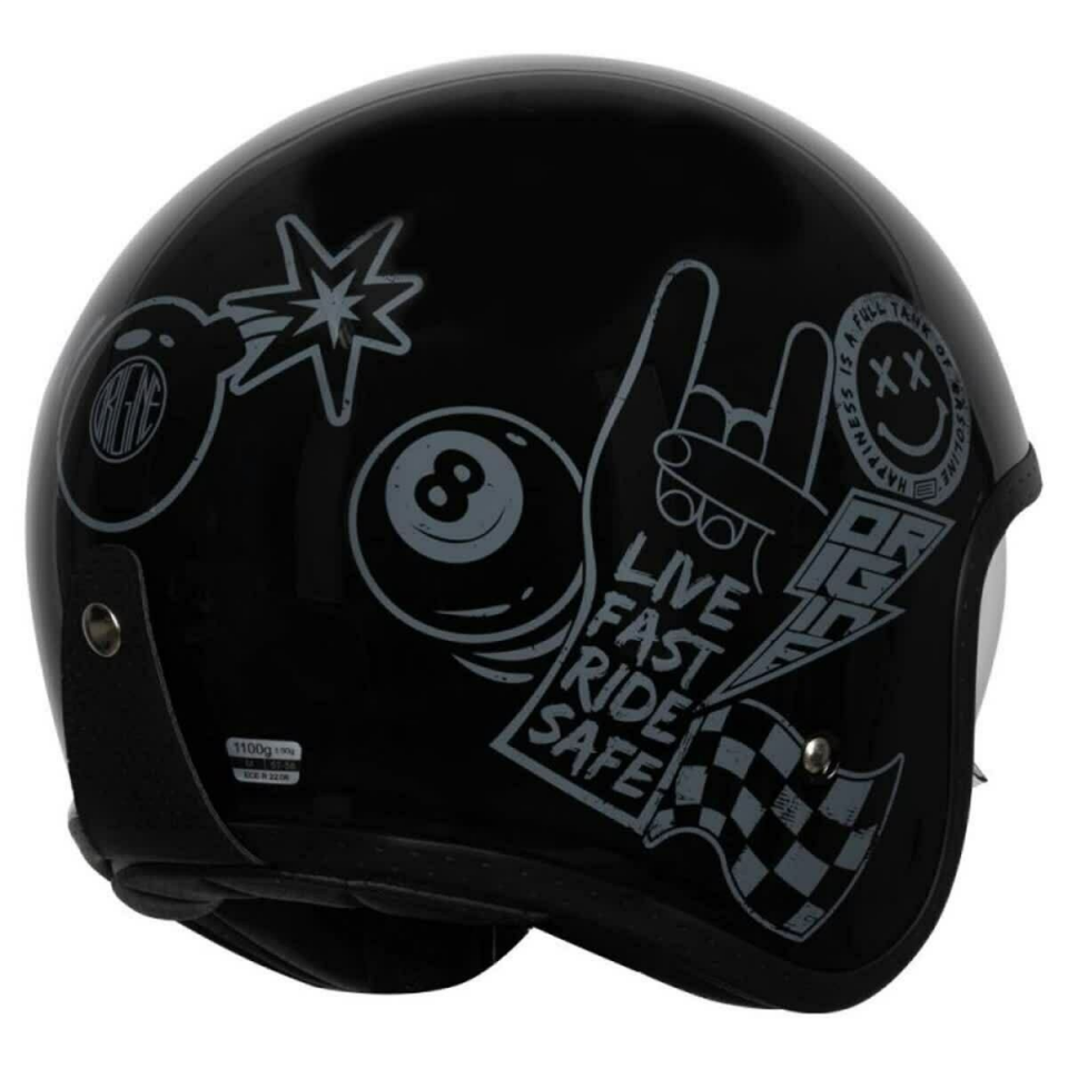 ORİGİNE SPIRIT STICKY BLACK KASK