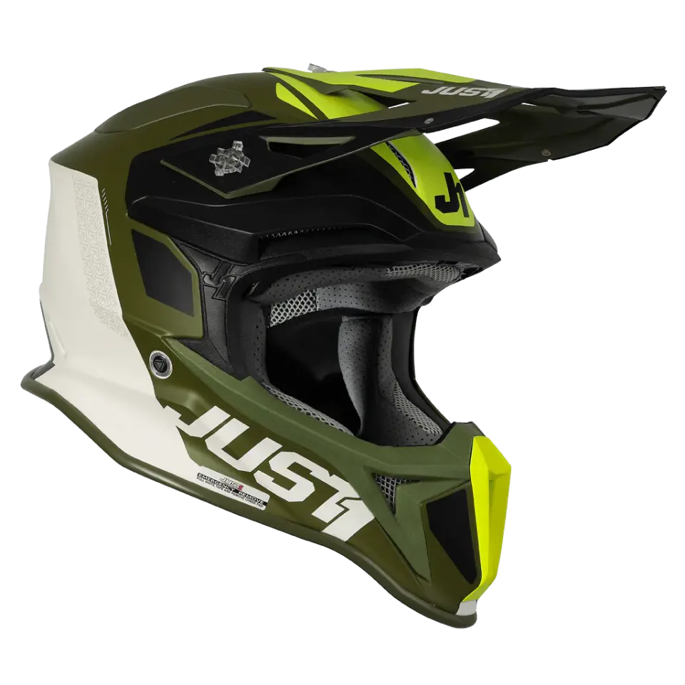 JUST1 J18 MİPS PULSAR ARMY GREEN BLACK MATT FİBERGLAS KASK