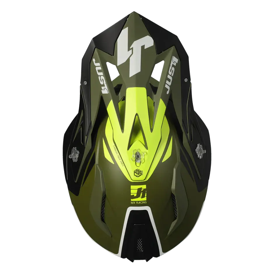 JUST1 J18 MİPS PULSAR ARMY GREEN BLACK MATT FİBERGLAS KASK