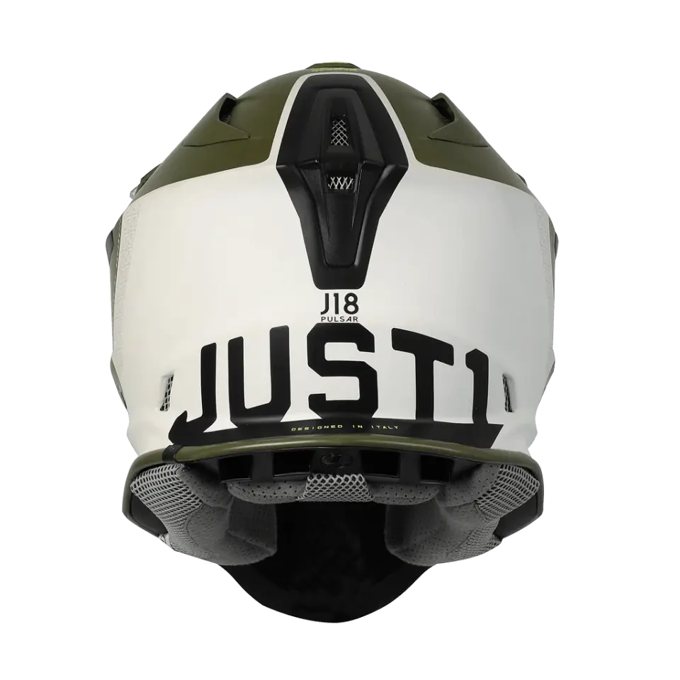 JUST1 J18 MİPS PULSAR ARMY GREEN BLACK MATT FİBERGLAS KASK